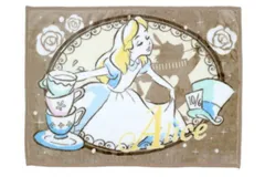 ふしぎの国のアリス ラビットホール ひざ掛け ブランケット