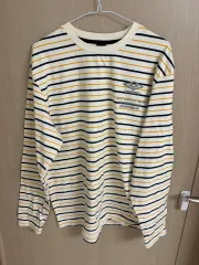 アンブロ ストライプ 長袖 Tシャツ