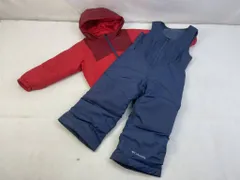 01w-5906 〇 ② Columbia コロンビア スキーウェア 上下セット 3T SC1093 リバーシブルジャケット スノーウェア  スポーツウェア キッズ 【中古品】