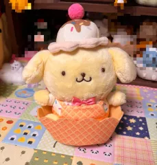 サンリオ ポムポムプリン アイスクリーム ぬいぐるみ