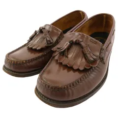 REGAL リーガル レザー タッセル ローファー ダークブラウン系 23.5【中古】