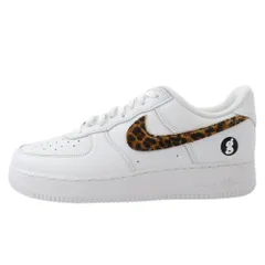 Supreme シュプリーム 25SS IM3483-100 x GOODENOUGH Nike Air Force 1 Low White/Leopard グッドイナフ ナイキ エア フォース ワン ロー ホワイト レオパード スニーカー ホワイト系【美品】