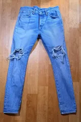 (送料無料)リーバイス 501S ダメージ デニム ズボン (31)