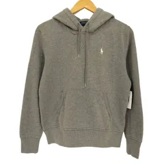 ポロラルフローレン POLO RALPH LAUREN 現行タグ ポニー刺繍 前Vガゼット プルオーバーパーカー レディース import：S 