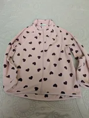【H＆M】　ハート柄 モコモコジャケット 130㎝