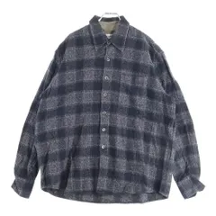 OUR LEGACY (アワーレガシー) ABOVE SHIRT チェックシャツ 長袖シャツ ブラック M4252AO
