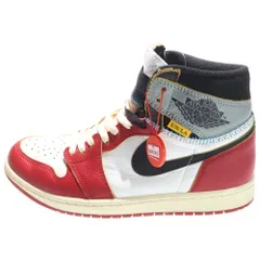 NIKE (ナイキ) ×UNION Air Jordan 1 Retro High OG Chicago Shadow ユニオン エアジョーダン1 レトロ OG シカゴ シャドウ ハイカットスニーカー US8.5/26.5cm HV8563-600