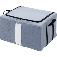 新品 アストロ 活性炭消臭 ワイヤー入り 羽毛布団収納ケース 1個 活性炭の力で消臭 積み重ねOK 通気性の良い不織布 衣類 収納ボックス 衣装ケース 620-42