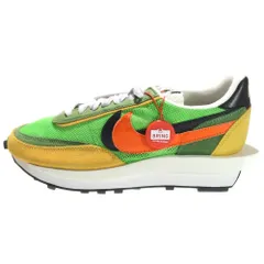 NIKE (ナイキ) ×sacai LD WAFFLE サカイ LD ワッフル ローカットスニーカー グリーン/オレンジ US9/27cm BV0073-300