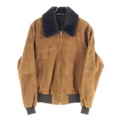 AURALEE (オーラリー) 25AW GOAT SUEDE ZIP BLOUSON ゴートレザー スウェード ジップアップブルゾン ジャケット ブラウン A25AB01GSのサムネイル