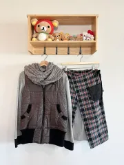 日本 ヴィンテージ ラブ ヒップ パンク 奇才 y2k Kitsch コーディネートセット