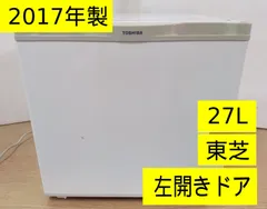 【中古】ワンドア冷蔵庫(左開き）　東芝製　GR-HB30GAL（W）　27L 年式：2017年 管理番号RTS002LFTのサムネイル