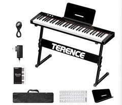 TERENCE 電子ピアノ 88鍵盤 折り畳み式 ピアノ 充電式 698 - メルカリ