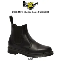 Dr.Martens(ドクターマーチン)2976 モノ チェルシーブーツ サイドゴア レザー スムース ブラックステッチ 革靴 シューズ メンズ レディース 25685001