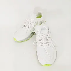 アディダス adidas デュラモ ランニングシューズ スニーカー H04625 ホワイト イエロー 白 25.5