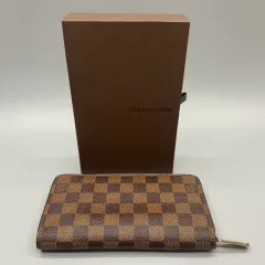 ルイヴィトン ダミエ・エベヌ キャンバス ジッピーウォレット N60015