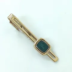 BURBERRY バーバリー ネクタイピン 騎士 ダークグリーン ゴールドカラー