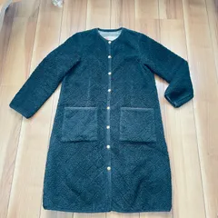 Traditional Weatherwear トラディショナル ウェザーウェア ボアコート ロング アウター ブラック サイズ34