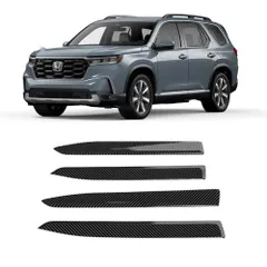 送料無料 2023-2026年式 ホンダ パイロット Pilot 対応 内ドアパネル ガーニッシュ 4点セット 内装保護 フレーム装飾 専用設計 高級感アップ 簡単装着