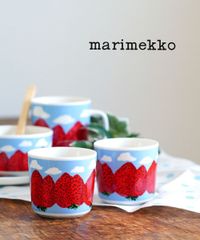 marimekko マリメッコ 廃盤 マンシッカ いちご ラテマグ - メルカリ