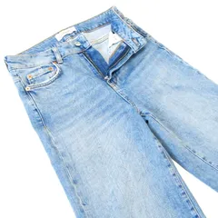 ZARAWOMANザラウーマン▼ストレッチワイドデニム▼USA2サイズ▼ウエスト約74cm