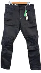 G-Star RAW ブラック デニム ジーンズ (W35/L32) ストレッチ