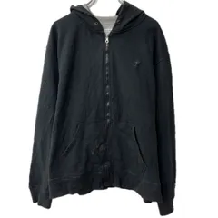 Champion ロゴスウェット パーカー L ブラック チャンピオン フーディー ジップアップ ワンポイント ロゴ刺繍 トップス 秋物 a801-5543