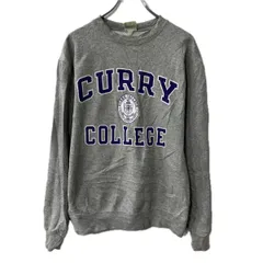 Champion プリントスウェット トレーナー M グレー チャンピオン カレッジ プルオーバー トップス 秋物 a801-5548