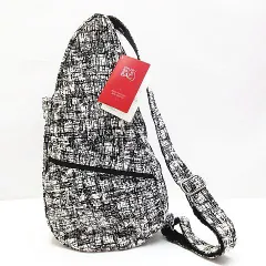 未使用タグ付き THE HEALTHY BACK BAG ヘルシーバックバッグ ボディバッグ ショルダーバッグ モノトーン 白×黒 鞄 ユニセックス E516LF