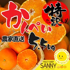 みかん 傷シミ多めの為特価 特に訳あり 愛媛県産 特に訳あり かんぺい 甘平 箱込5.5kg（箱込5kg+保証分500g）（14日以内にご注文順に発送）