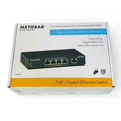 【新品・未使用 】NETGEAR スイッチングハブ 5ポート 1G PoE+（63W）
