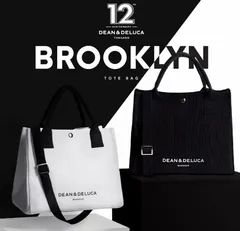 DEAN＆DELUCA ディーン＆デルーカ バッグ トートバッグ ショルダーバッグ 2way キャンバス レディース 出かけ ファッション 大容量