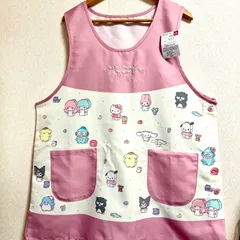 早い者勝ち 売切れごめんなさい ★*ﾟ大きいサイズ꙳★サンリオキャラクター エプロン3L～4L 保育士 保育園 新品未使用 タグ付き