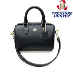 COACH(コーチ)　ミニ　ローアン　クロスボディ　CV404 リサイクルレザーファイバーレイヤー　ブラック 【102062807001】