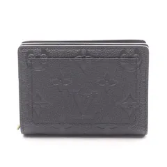 LOUIS VUITTON ルイ・ヴィトン ポルトフォイユ クレア モノグラムアンプラント ノワール 二つ折り財布