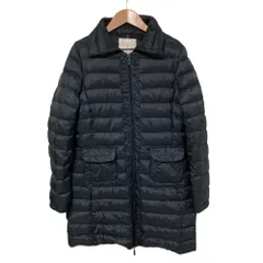 MONCLER モンクレール GOUET ダウンコート 0サイズ ブラック レディース 古着 中古 USED