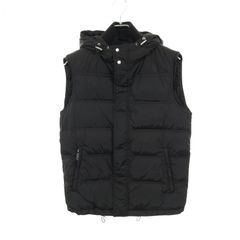正規品 GUCCI グッチ ダウンベスト GG柄 メンズ フード ブラック 美品】値下げ交渉可 GUCCI グッチ ダウンベスト フード付き GG柄 黒