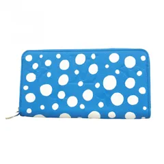 【6ab1503-k】ルイヴィトン 長財布 モノグラム・アンプラント LVxYK ジッピーウォレット M81954 ブルー【中古】レディース