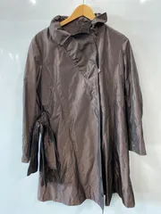 a752⚫︎コート⚫︎レディース⚫︎薄手⚫︎アウター⚫︎ベルト付き⚫︎sizeM⚫︎ボルドー