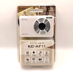 ◇854☆ラスト1点☆ 【新品】ケンコー・トキナー Kenko 500万画素デジタルカメラ KC-AF11 お散歩カメラ ホワイト 白 オートフォーカス AF搭載 軽量 コンパクト WEBカメラ 手ブレ軽減機能 セルフタイマー 8倍デジタルズーム 初心者用のサムネイル