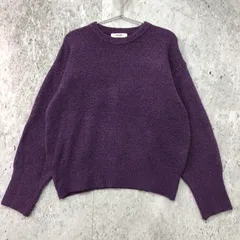 ISOOK アイスー クルーネック ニット プルオーバー パープル Fサイズ ◇〇のサムネイル