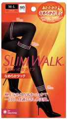 着圧 タイツ スリムウォーク 美脚あったかタイツ なめらかタッチ SM 着圧タイツ 加圧 [Free Size]