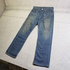 Levi’s 501 デニムパンツ ボタンフライ 赤タブ パッチ付き インディゴ系　表記サイズ：W33 L32　y7175s