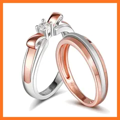 【新品】 [Jeulia] ペアリング レディースリング メンズリング 結婚指輪 婚約指輪 指輪 カップルリング エンゲージ リング 専用ギフトボックスつき 誕生日 ホワイトデー プレゼント ギフト(Gift) (Men's Band, 14) 1