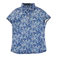 サイズ：M CALLAWAY キャロウェイ  半袖ポロシャツ 花柄 ネイビー系 [240101568930] ゴルフウェア レディース ストスト