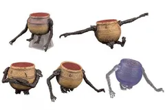 ELDEN RING エルデンリング 小壺フィギュア × 全5種セット フルコンプ コンプリート ガチャ ガチャガチャ カプセルトイ 株式会社フロム・ソフトウェア 人気RPG 小壺 生きている小壺 はしゃぎ 腕組み 歩き 特攻野郎たちの遺灰