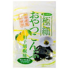 井上食品 極細おやつこんぶ 柚子胡椒味 25g×12袋入×(2ケース)| 送料無料 お菓子 駄菓子 おつまみ こんぶ