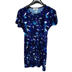 LIMITED EDITION by ATSURO TAYAMA リミテッドエディション アツロウタヤマ ワンピース ひざ丈 38 青