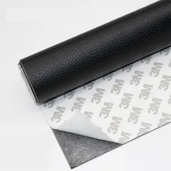 補修シート 2枚セット 20×30cm 貼るレザー 合皮 生地 ソファー補修シール 耐久 防水 バイクシート補修 (黒い 20X30cm)