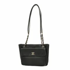 シャネル(Chanel) シャネル ショルダーバッグ チェーンショルダー キャビアスキン ブラック レディース